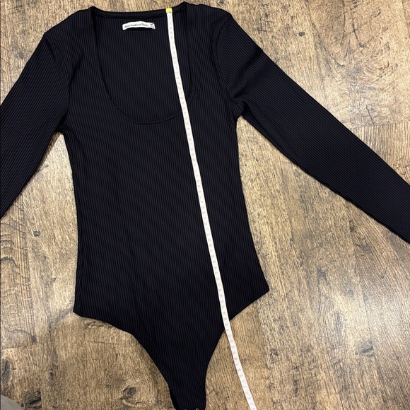 Abercrombie & Fitch Ribbed Black Bodysuit - Picture 5 of 7